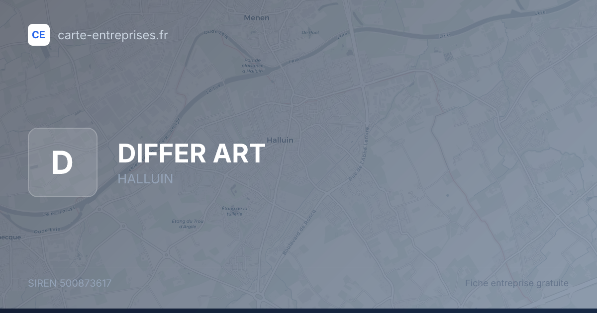DIFFER ART — 500873617 — fiche entreprise