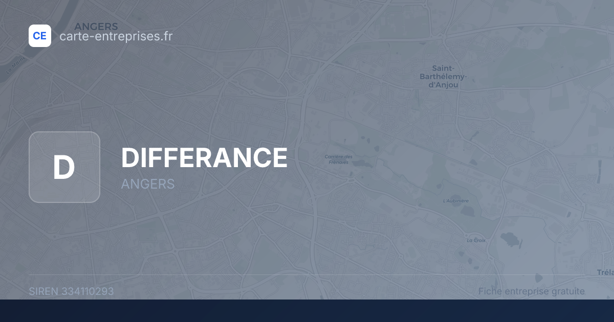 DIFFERANCE — 334110293 — fiche entreprise