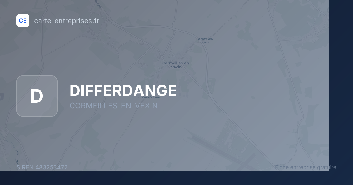 DIFFERDANGE — 483253472 — fiche entreprise