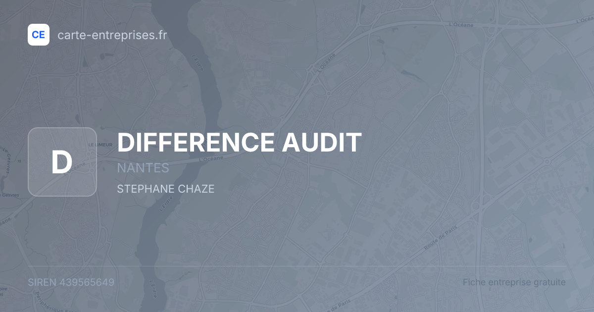 DIFFERENCE AUDIT — 439565649 — fiche entreprise