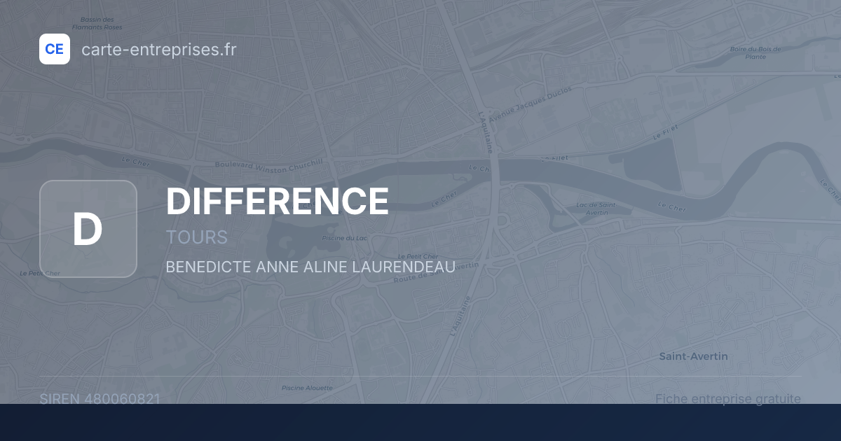 DIFFERENCE — 480060821 — fiche entreprise