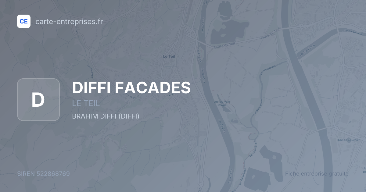DIFFI FACADES — 522868769 — fiche entreprise