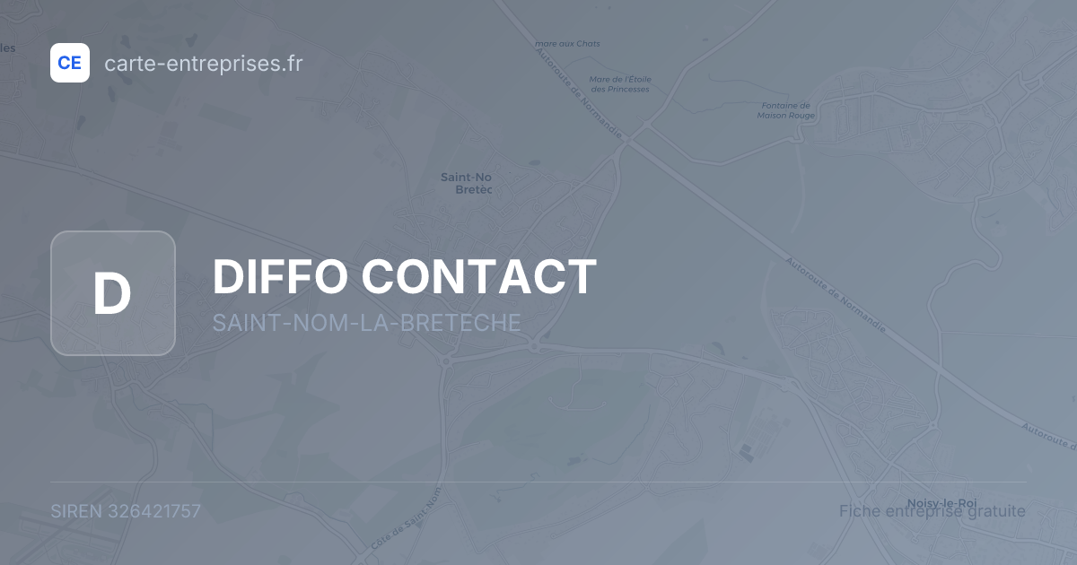 DIFFO CONTACT — 326421757 — fiche entreprise