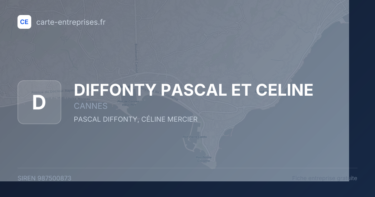DIFFONTY PASCAL ET CELINE — 987500873 — fiche entreprise