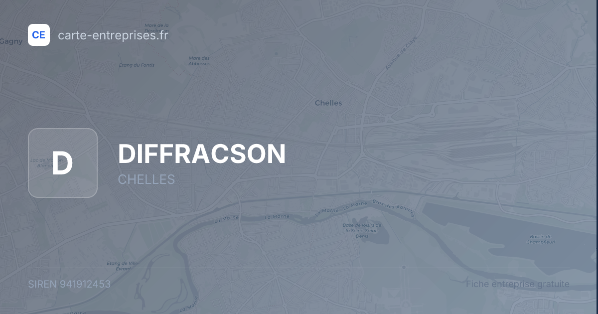 DIFFRACSON — 941912453 — fiche entreprise