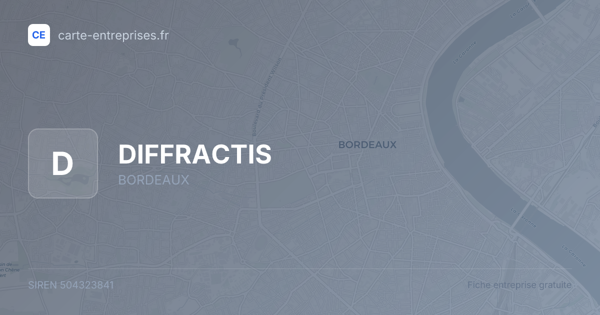 DIFFRACTIS — 504323841 — fiche entreprise