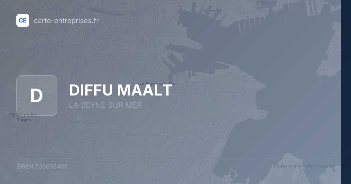 DIFFU MAALT — 338608458 — fiche entreprise