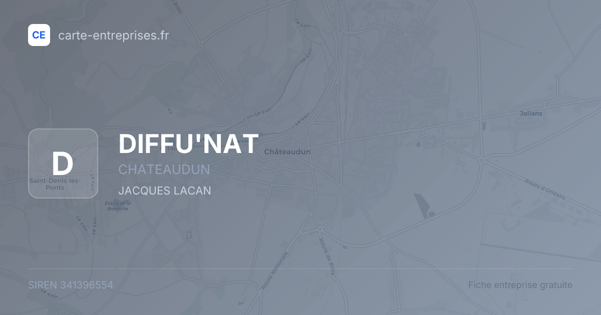 DIFFU'NAT — 341396554 — fiche entreprise