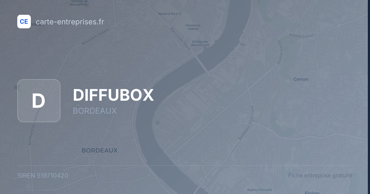 DIFFUBOX — 519710420 — fiche entreprise