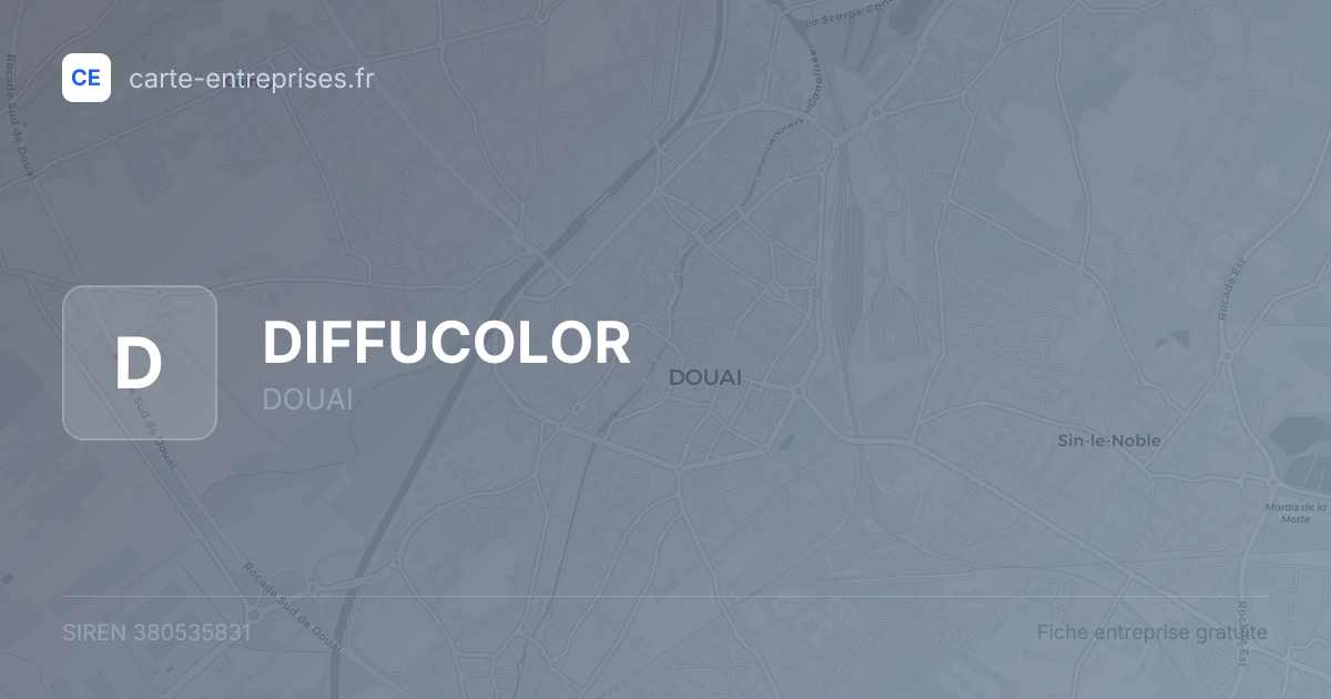 DIFFUCOLOR — 380535831 — fiche entreprise