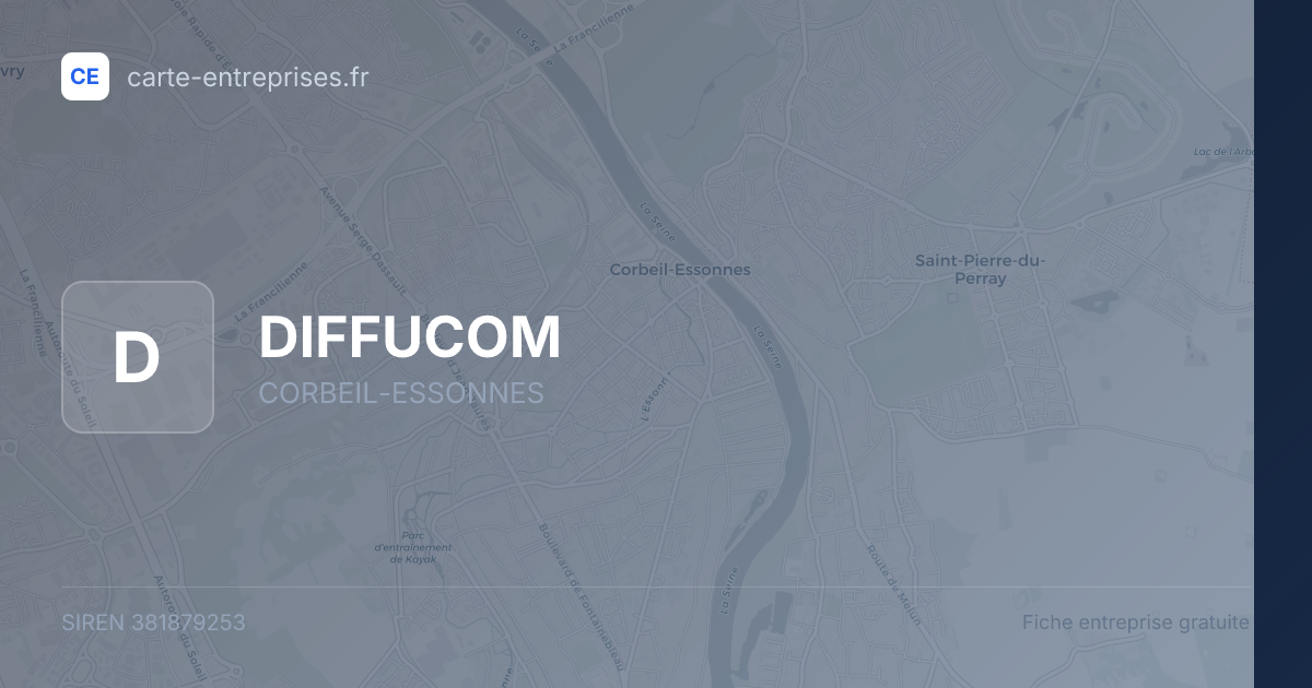 DIFFUCOM — 381879253 — fiche entreprise
