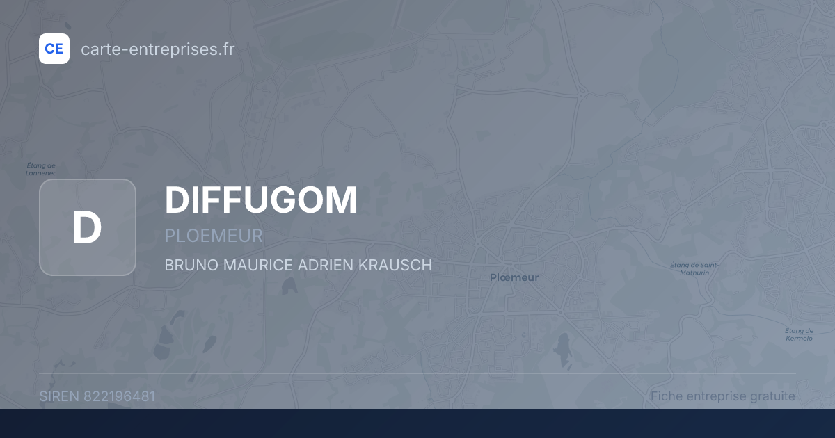 DIFFUGOM — 822196481 — fiche entreprise