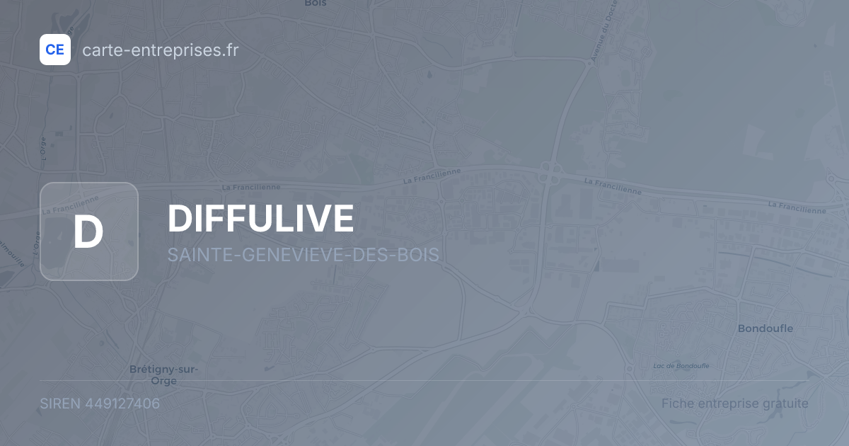 DIFFULIVE — 449127406 — fiche entreprise