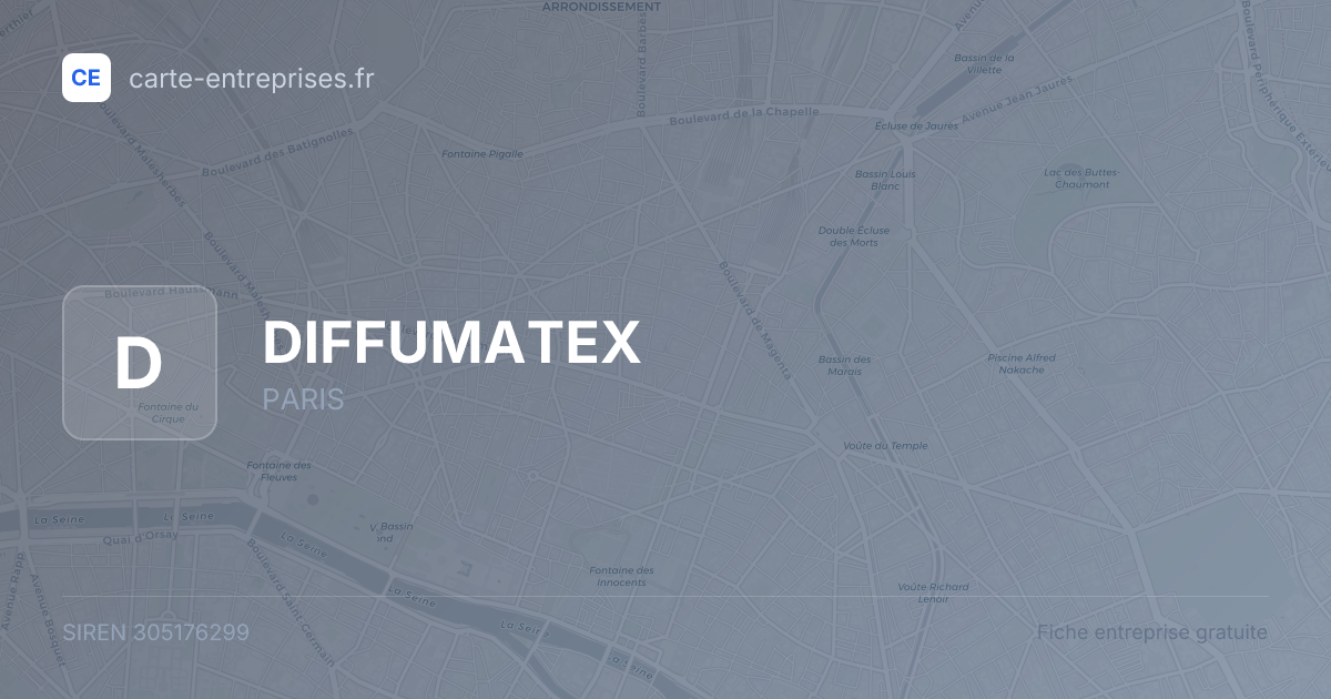 DIFFUMATEX — 305176299 — fiche entreprise