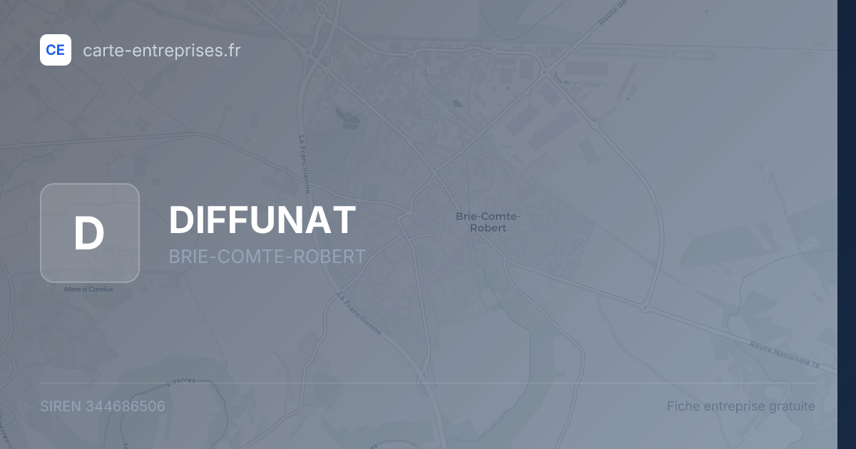 DIFFUNAT — 344686506 — fiche entreprise
