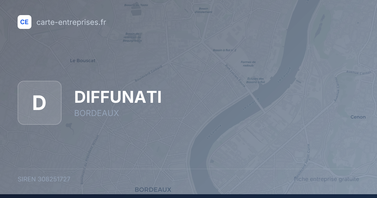 DIFFUNATI — 308251727 — fiche entreprise