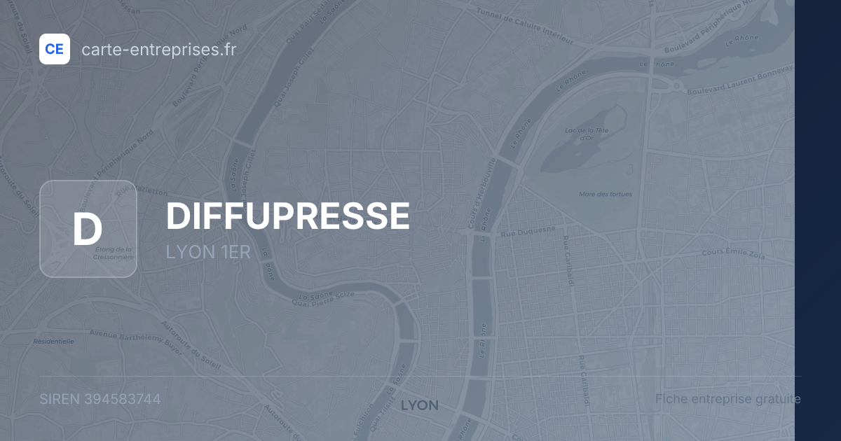 DIFFUPRESSE — 394583744 — fiche entreprise