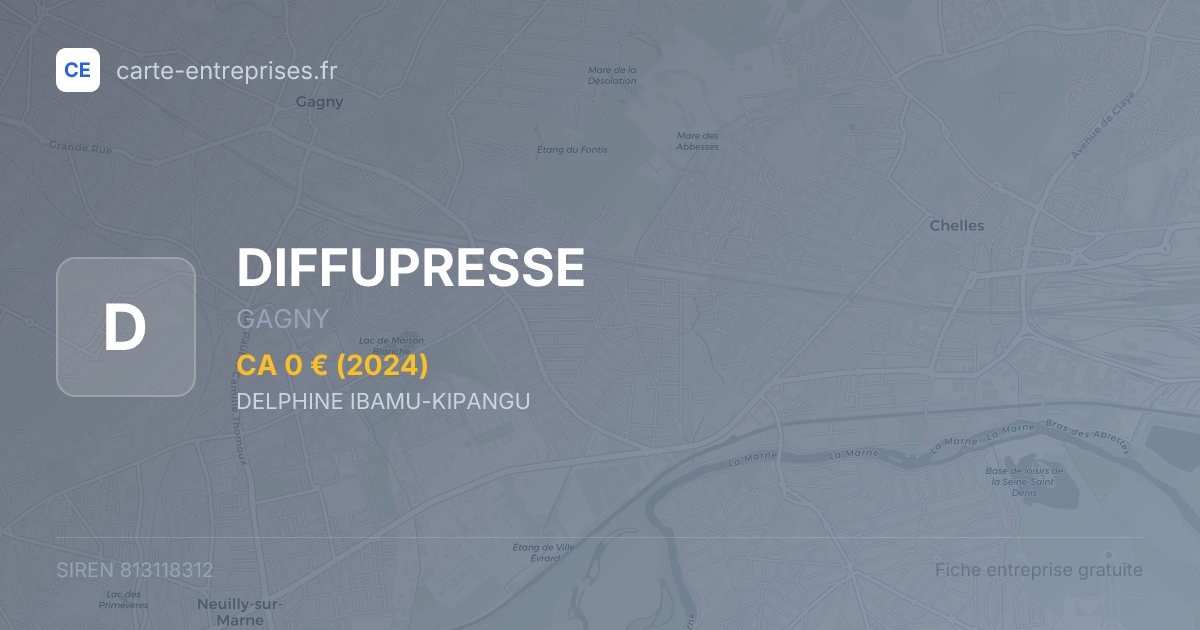 DIFFUPRESSE — 813118312 — fiche entreprise
