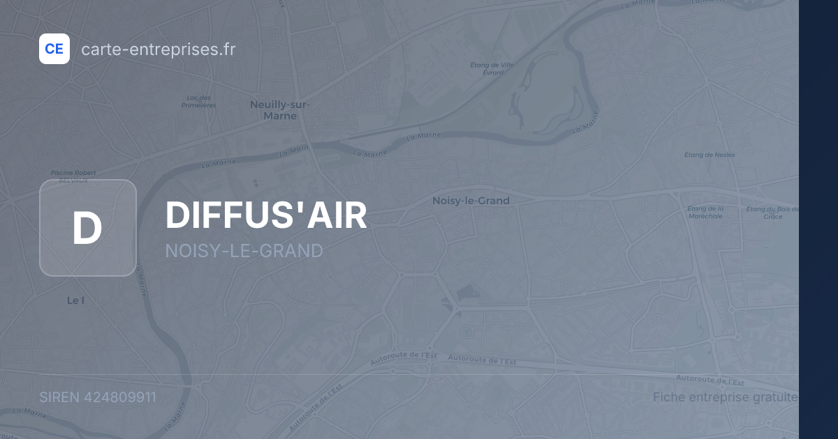 DIFFUS'AIR — 424809911 — fiche entreprise