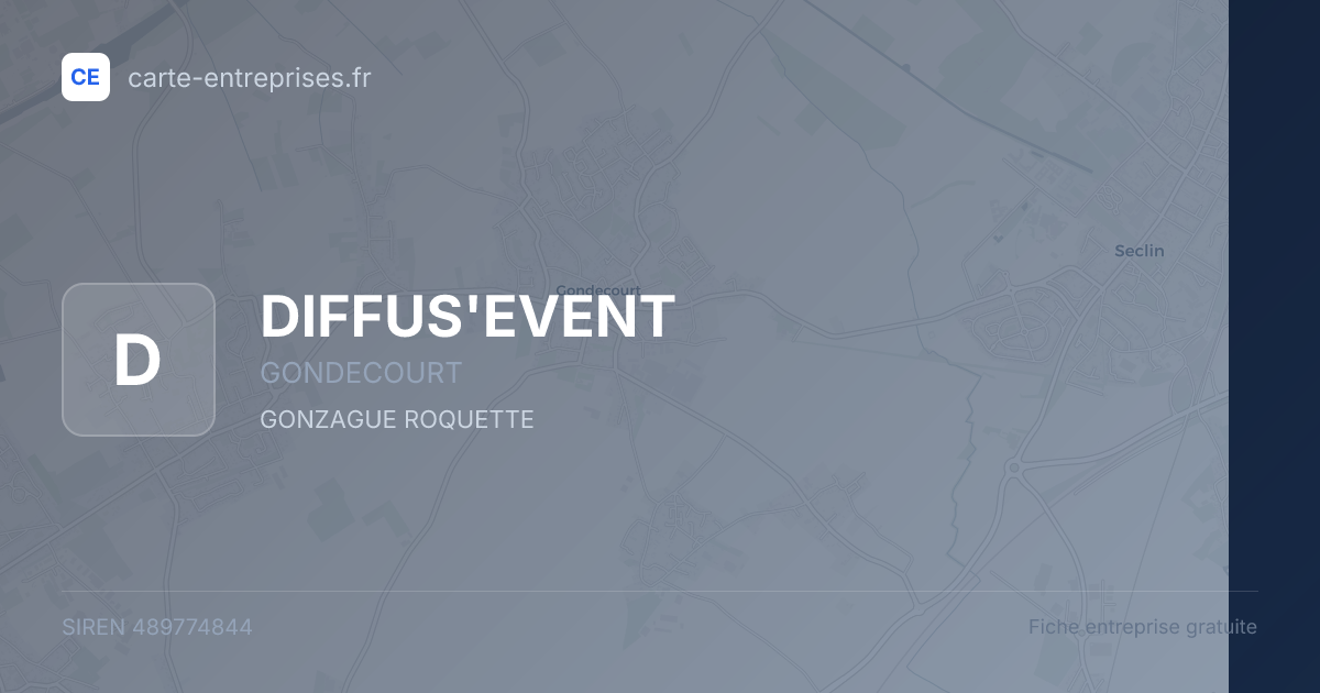 DIFFUS'EVENT — 489774844 — fiche entreprise