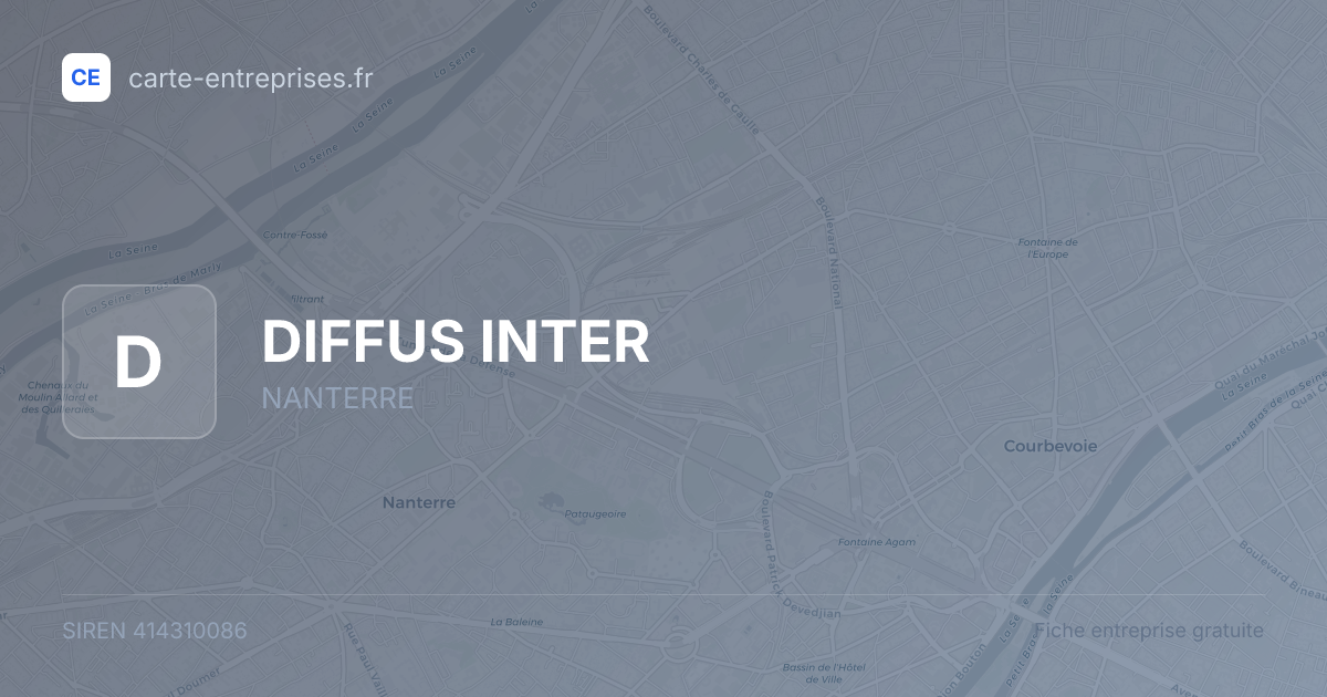 DIFFUS INTER — 414310086 — fiche entreprise