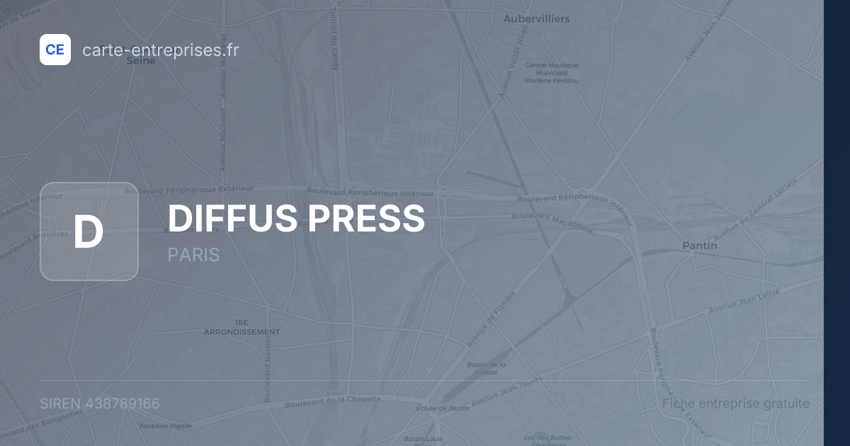 DIFFUS PRESS — 438789166 — fiche entreprise