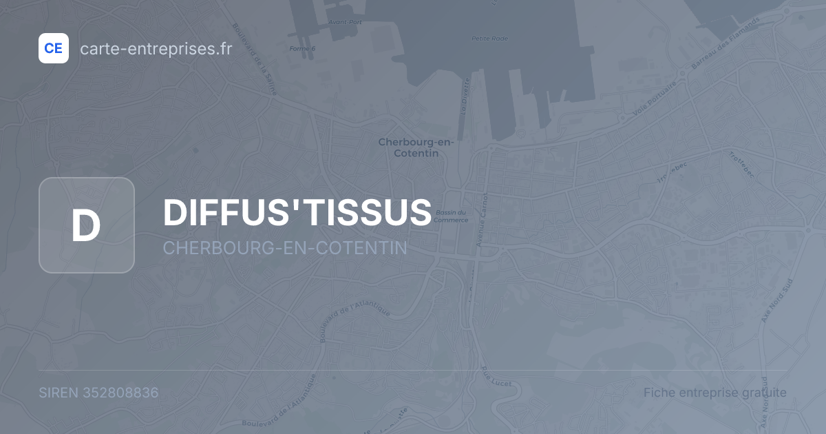 DIFFUS'TISSUS — 352808836 — fiche entreprise