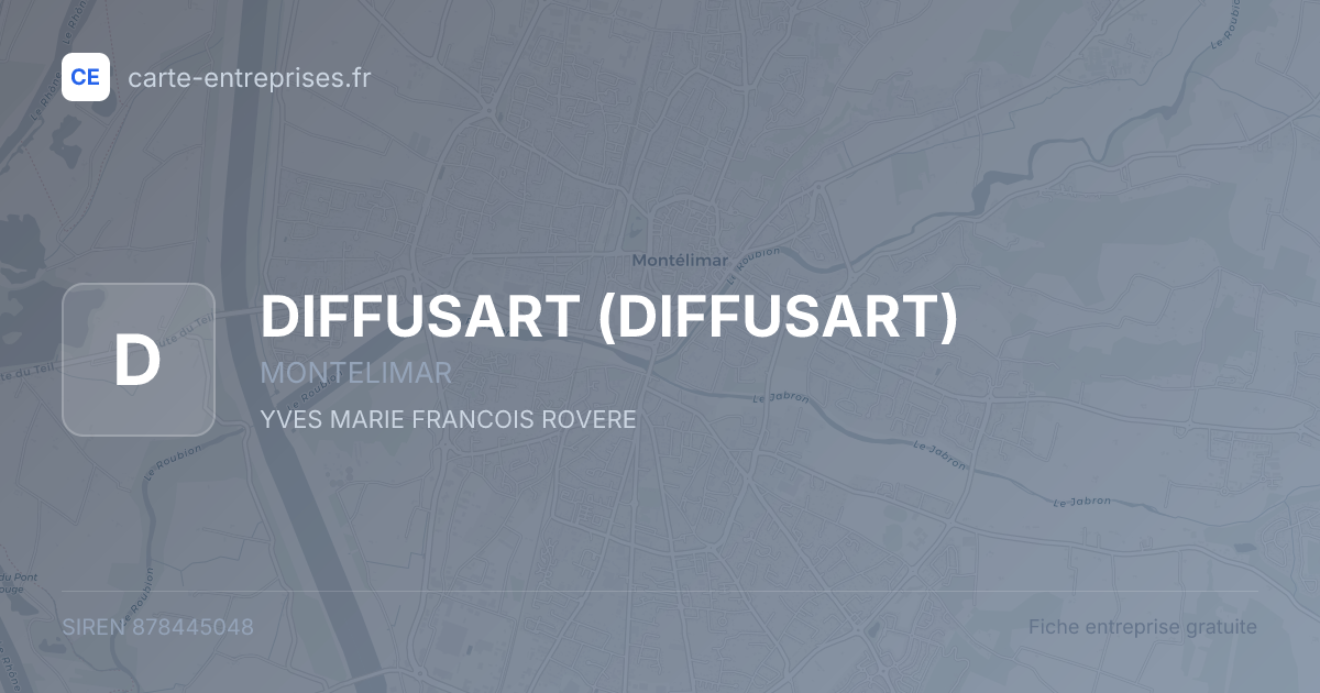 DIFFUSART — 878445048 — fiche entreprise