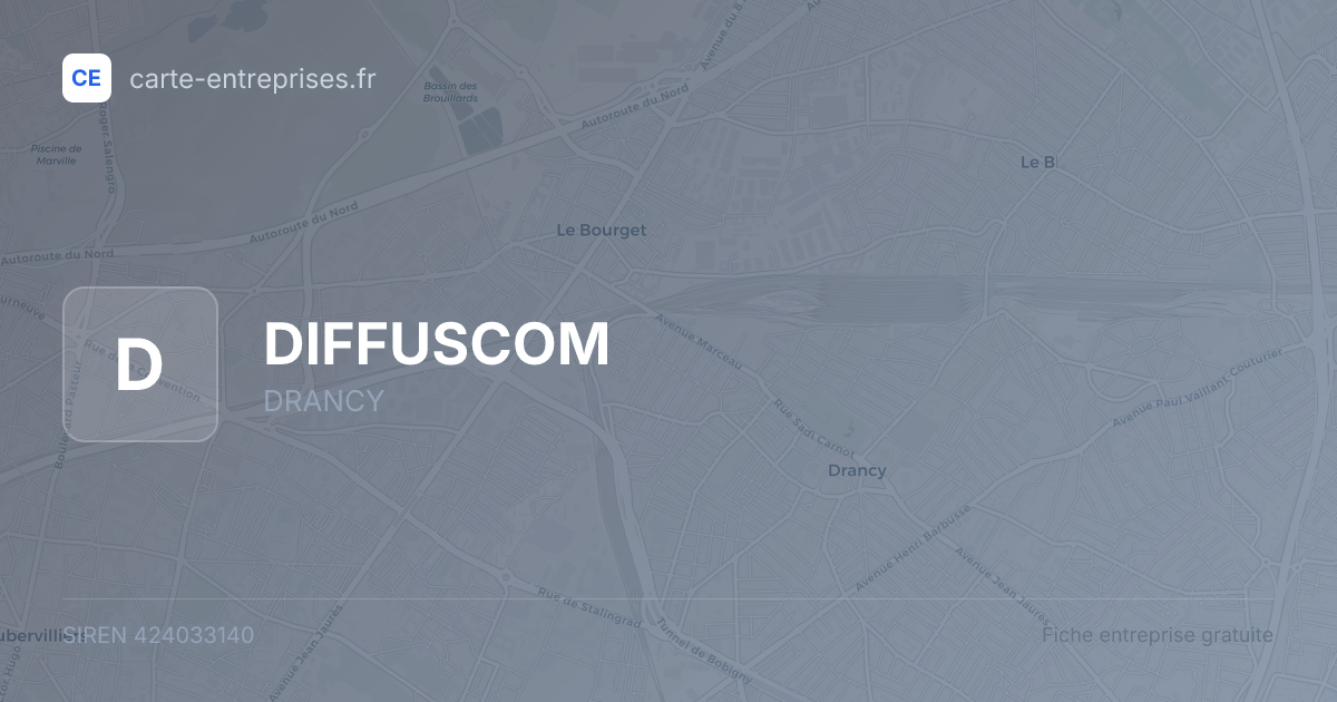 DIFFUSCOM — 424033140 — fiche entreprise