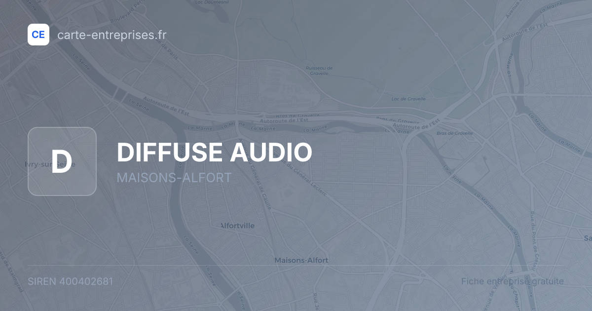 DIFFUSE AUDIO — 400402681 — fiche entreprise
