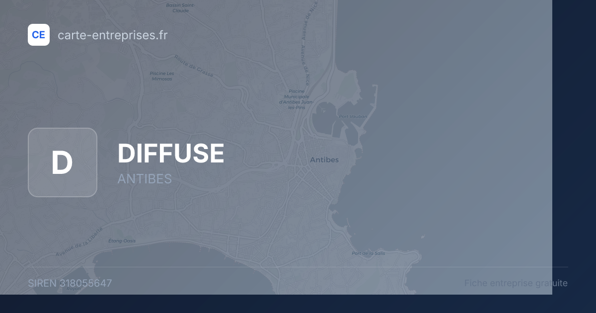 DIFFUSE — 318055647 — fiche entreprise
