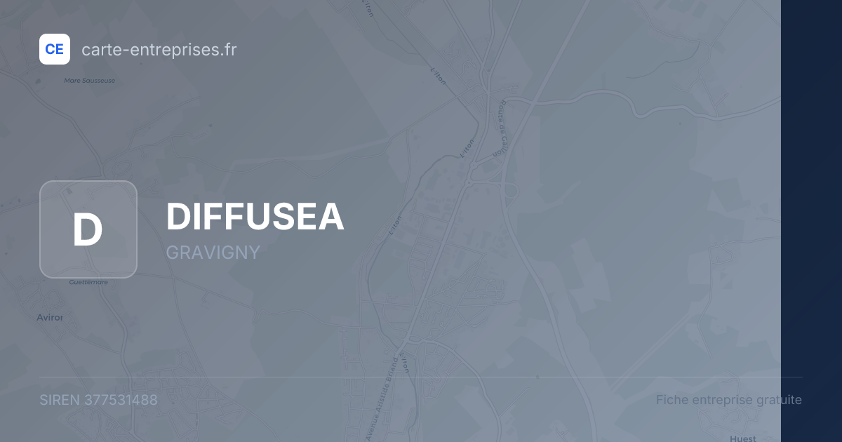 DIFFUSEA — 377531488 — fiche entreprise