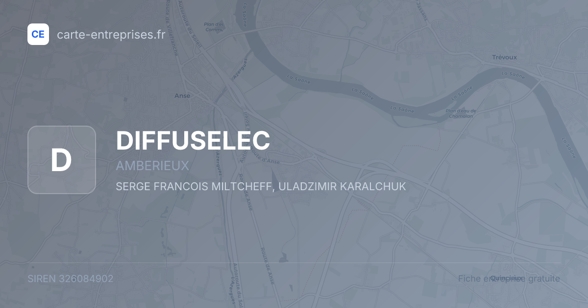 DIFFUSELEC — 326084902 — fiche entreprise