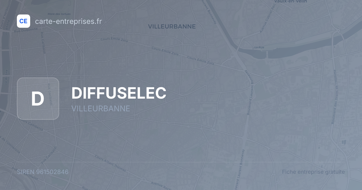DIFFUSELEC — 961502846 — fiche entreprise