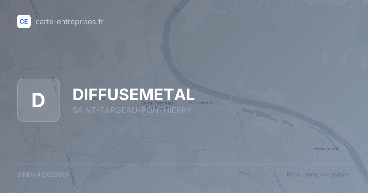 DIFFUSEMETAL — 410628861 — fiche entreprise