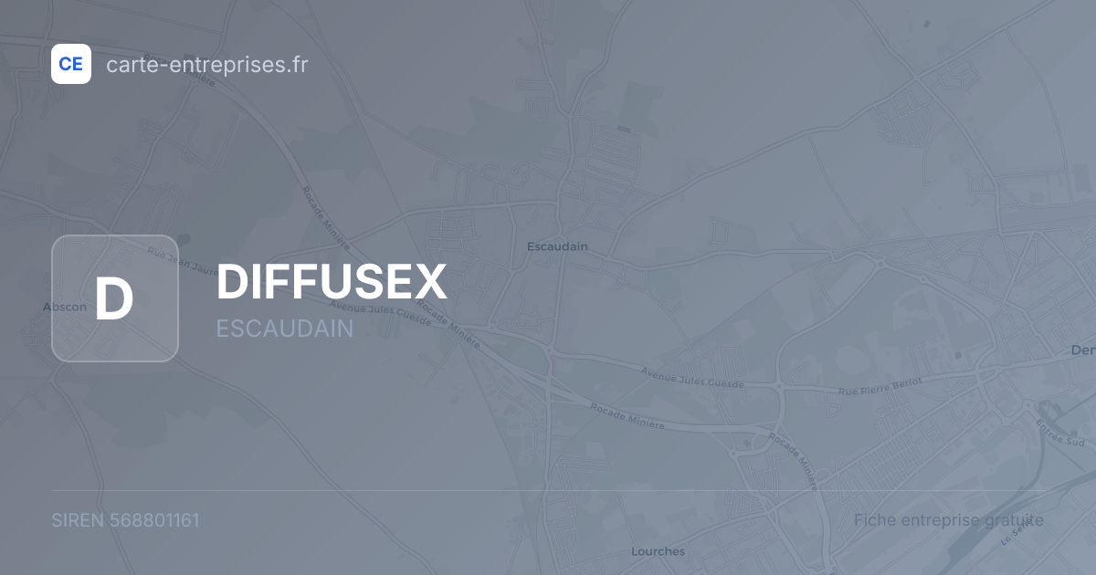 DIFFUSEX — 568801161 — fiche entreprise