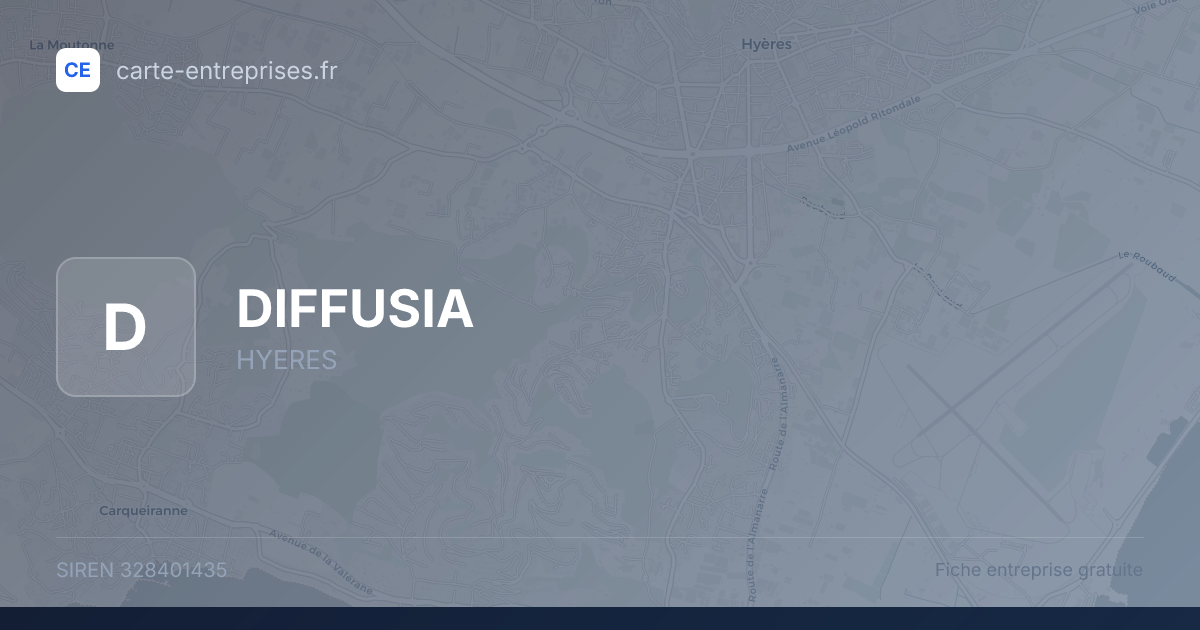 DIFFUSIA — 328401435 — fiche entreprise