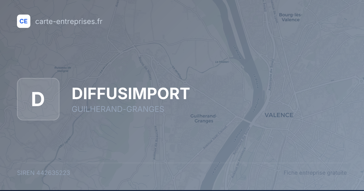 DIFFUSIMPORT — 442635223 — fiche entreprise