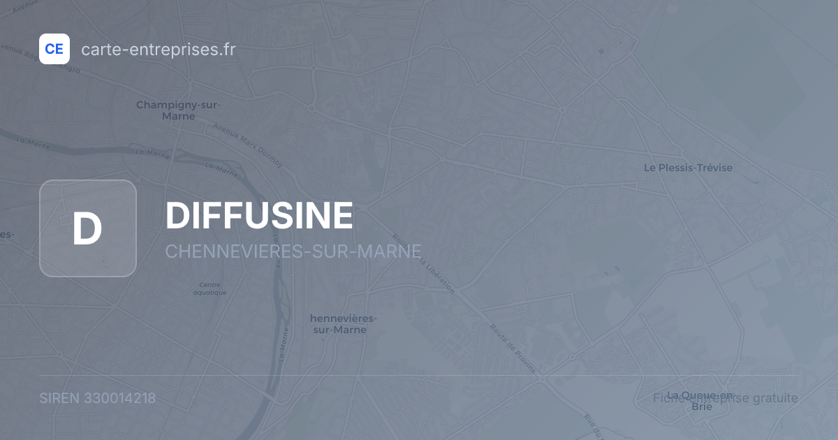 DIFFUSINE — 330014218 — fiche entreprise