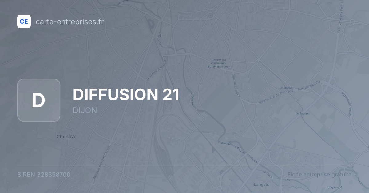DIFFUSION 21 — 328358700 — fiche entreprise
