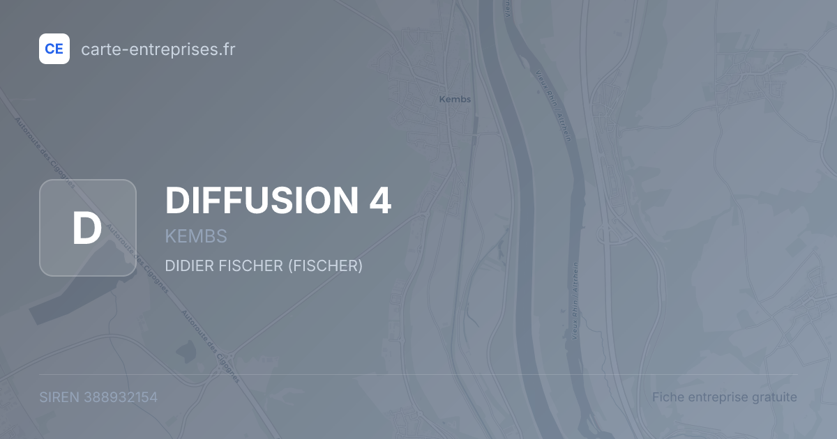 DIFFUSION 4 — 388932154 — fiche entreprise