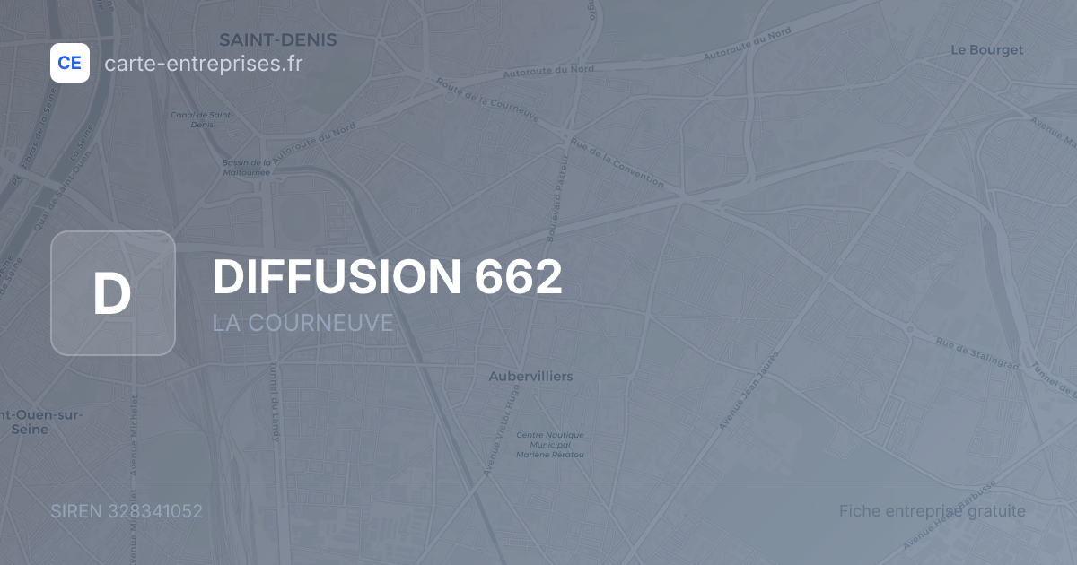 DIFFUSION 662 — 328341052 — fiche entreprise