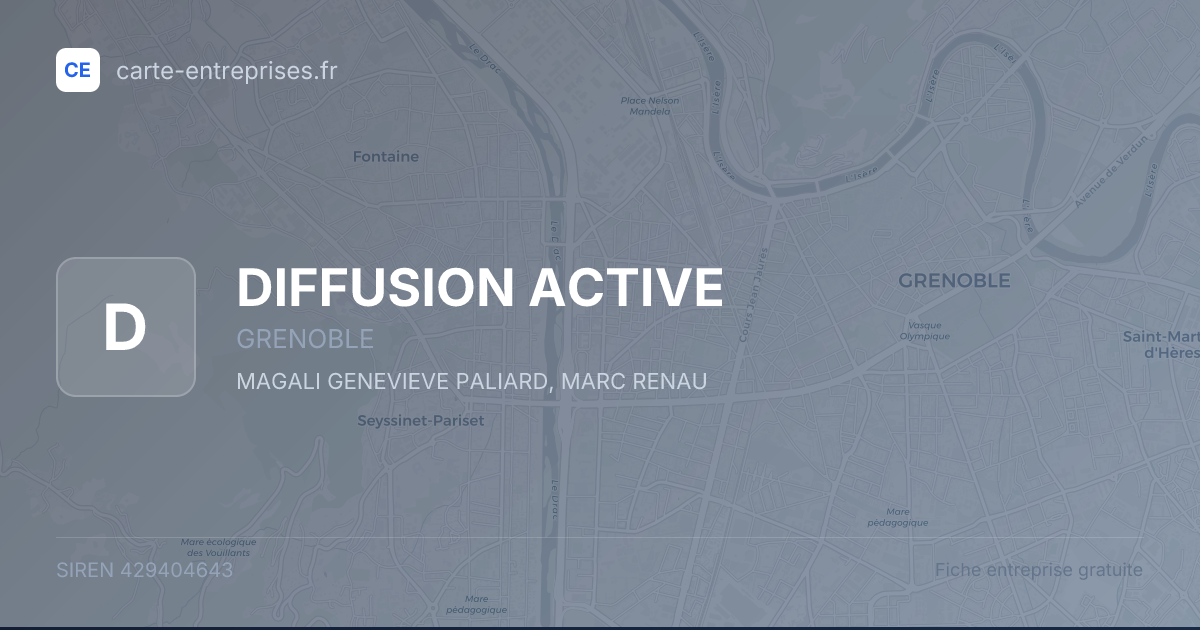 DIFFUSION ACTIVE — 429404643 — fiche entreprise