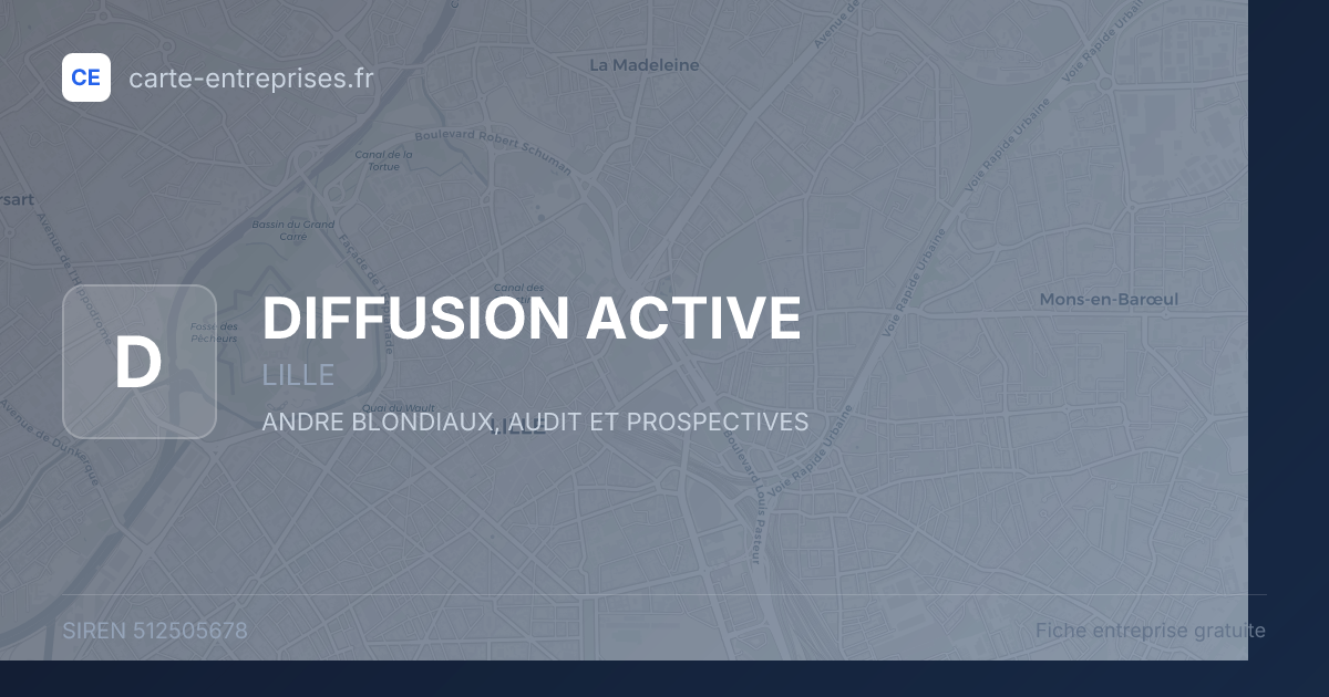 DIFFUSION ACTIVE — 512505678 — fiche entreprise