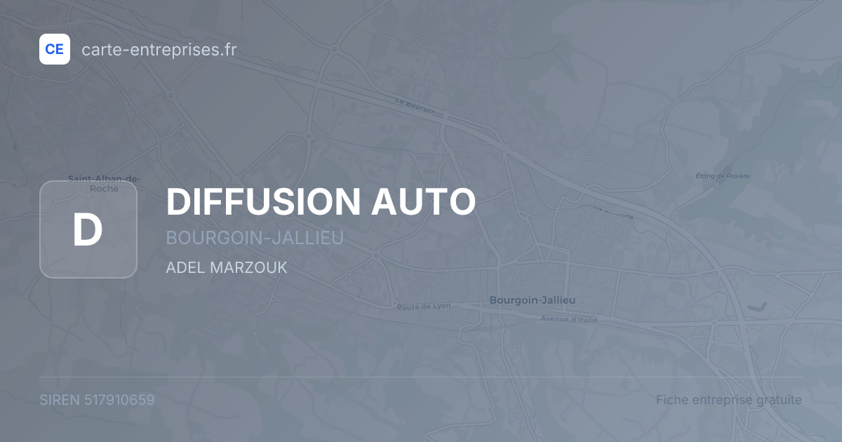 DIFFUSION AUTO — 517910659 — fiche entreprise