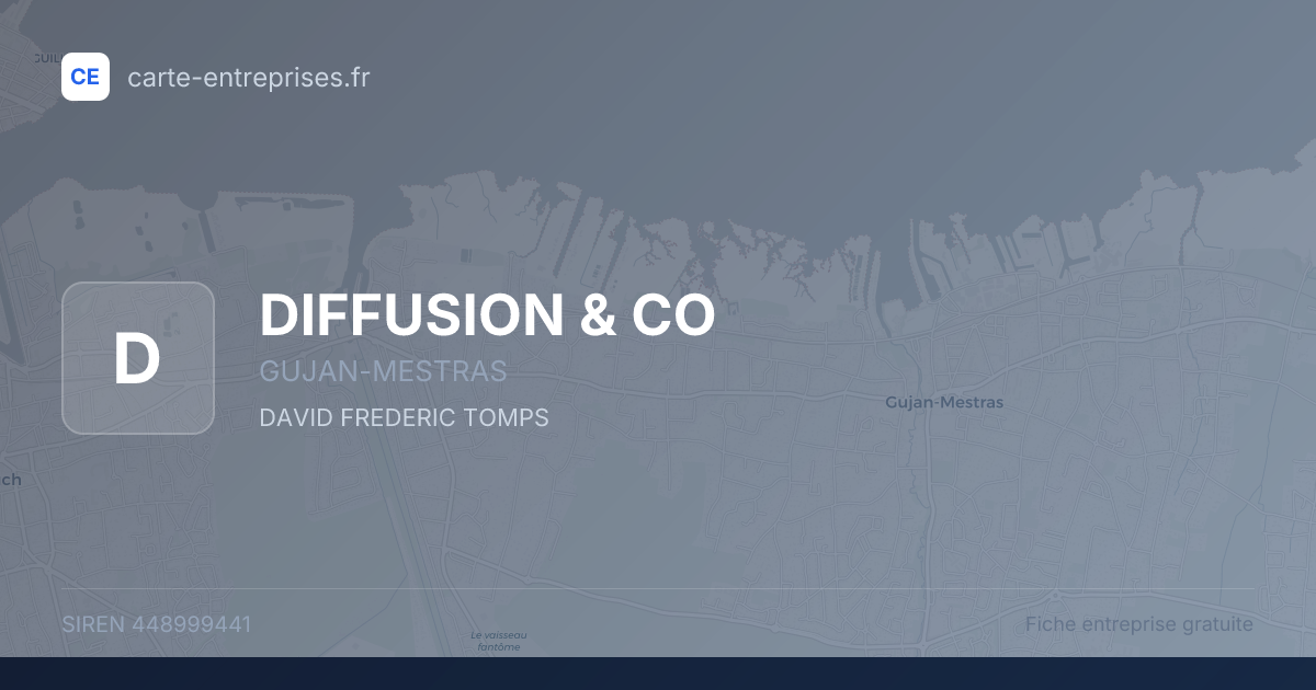DIFFUSION & CO — 448999441 — fiche entreprise