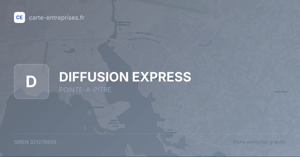 DIFFUSION EXPRESS — 321278939 — fiche entreprise
