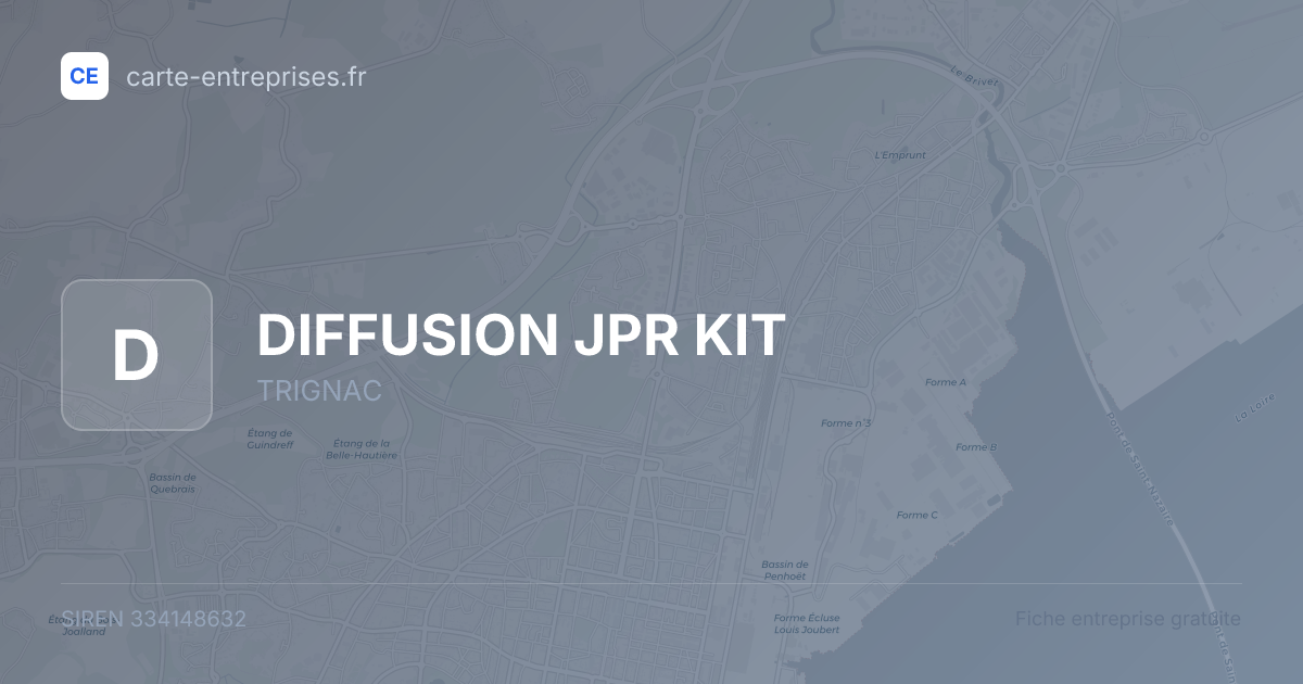 DIFFUSION JPR KIT — 334148632 — fiche entreprise