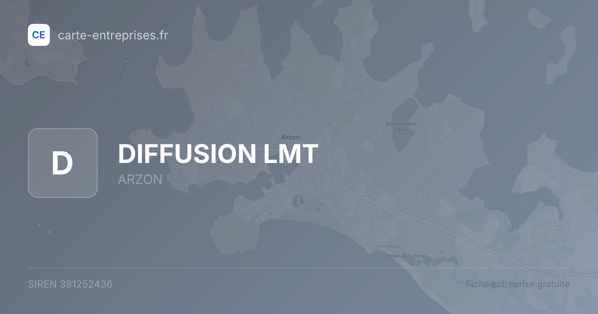 DIFFUSION LMT — 381252436 — fiche entreprise
