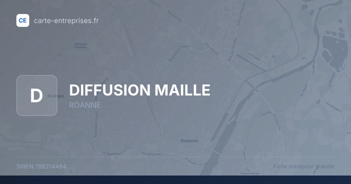 DIFFUSION MAILLE — 788214484 — fiche entreprise